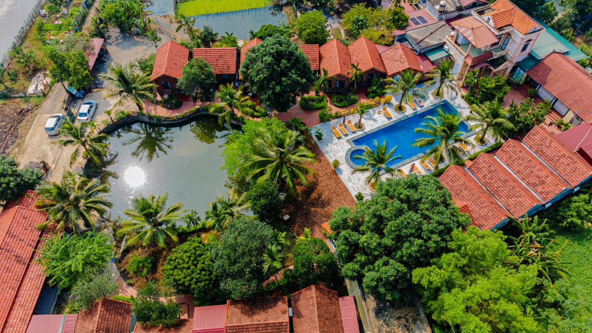 Tam Coc Green Garden Bungalow Ниньбинь Экстерьер фото