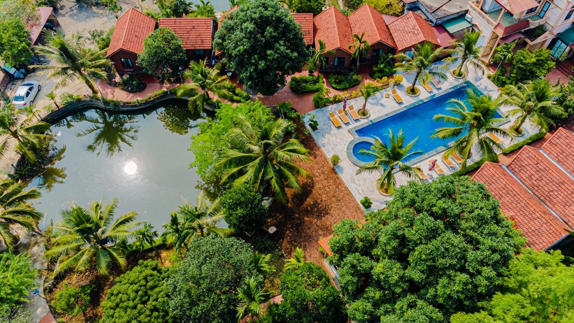 Tam Coc Green Garden Bungalow Ниньбинь Экстерьер фото