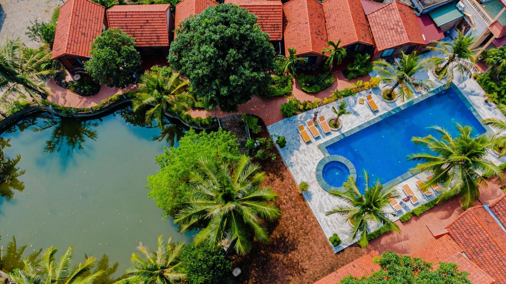 Tam Coc Green Garden Bungalow Ниньбинь Экстерьер фото