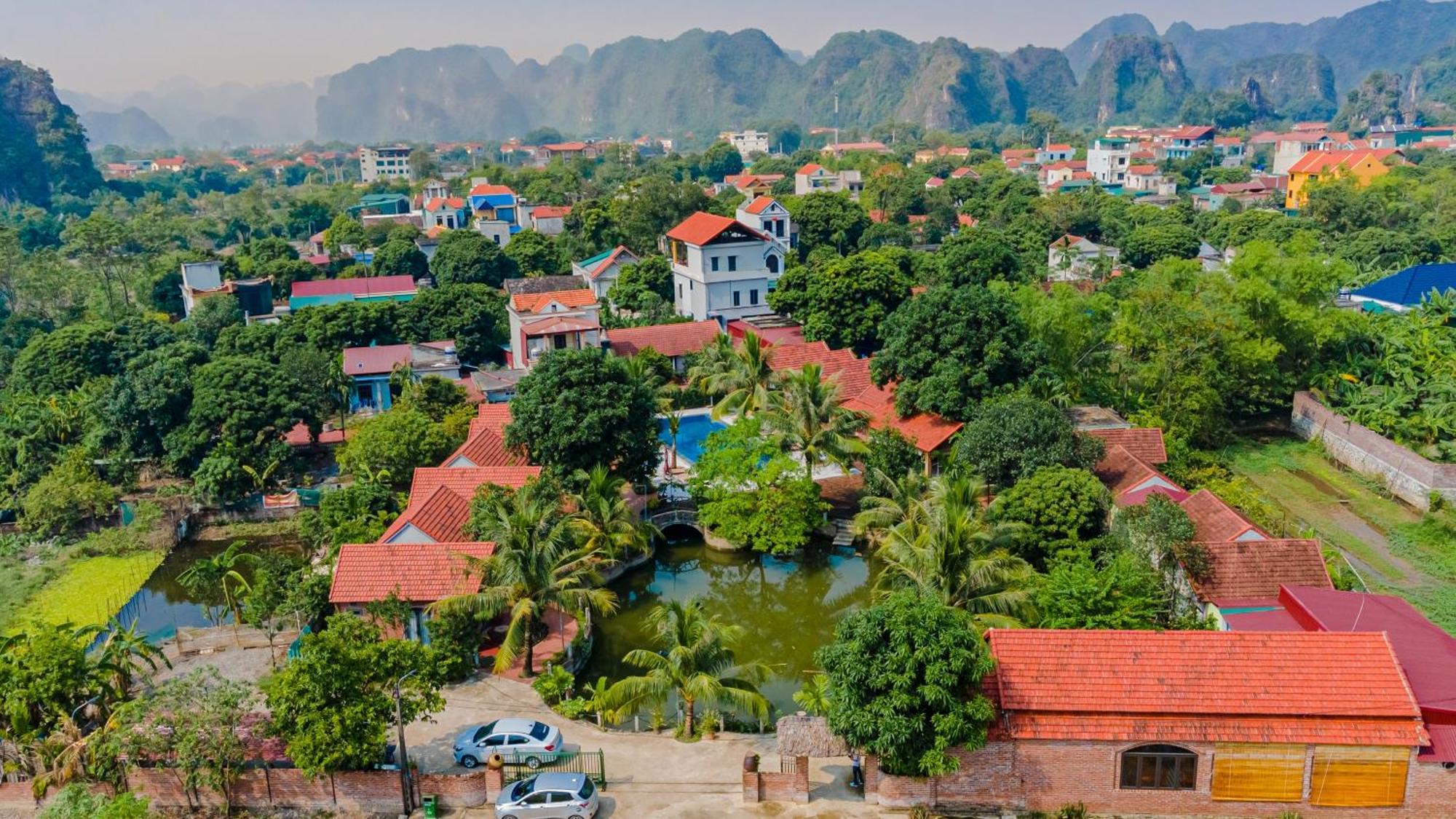 Tam Coc Green Garden Bungalow Ниньбинь Экстерьер фото